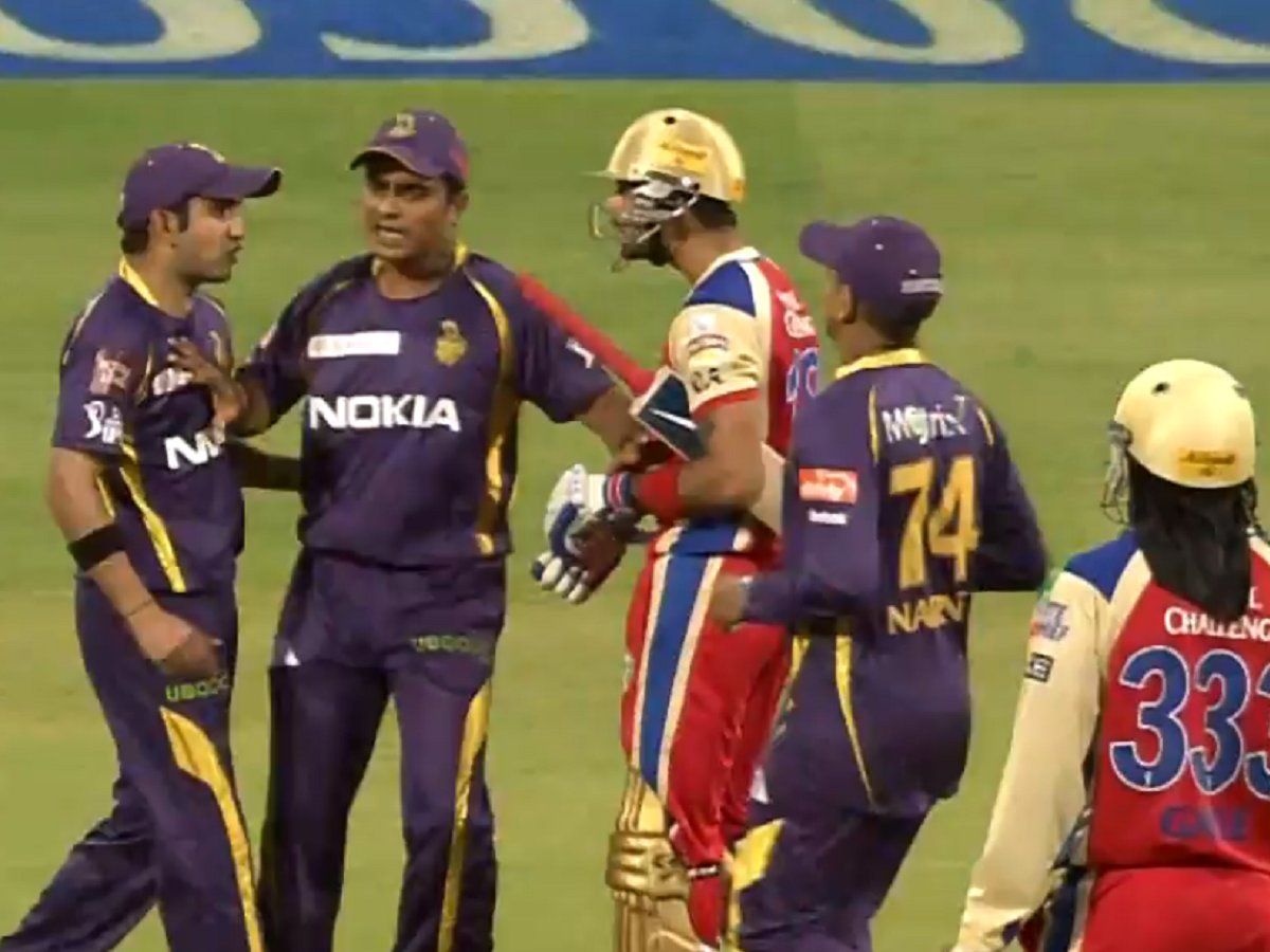 Kohli Gambhir fight IPL 2013