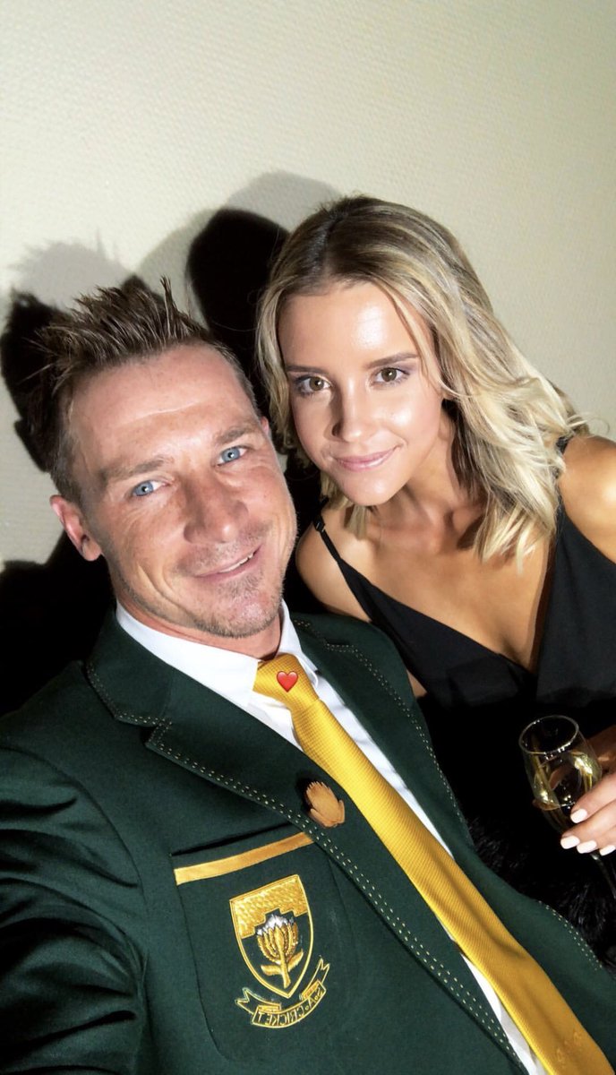 Dale Steyn and Jeanne Kietzmann